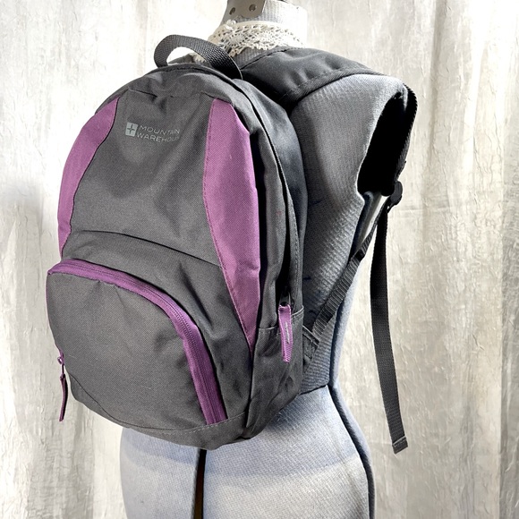 Mountain Hardware backpack daypack gray purple school hiking gorpcore outerwear - Picture 1 of 10